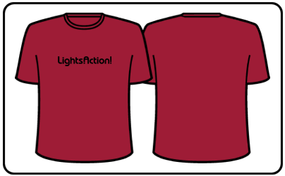 Lights Action! - Logo (Red)
