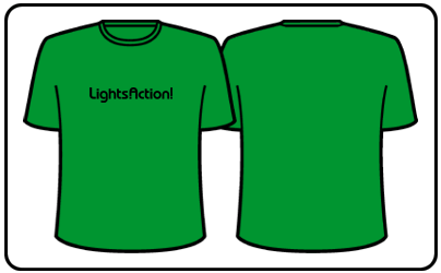 Lights Action! - Logo (Kelly)