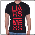 Mess (Black / Red) (T-Shirt)