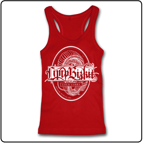 Limp Bizkit - Circular Crest (Girls Racerback Red)