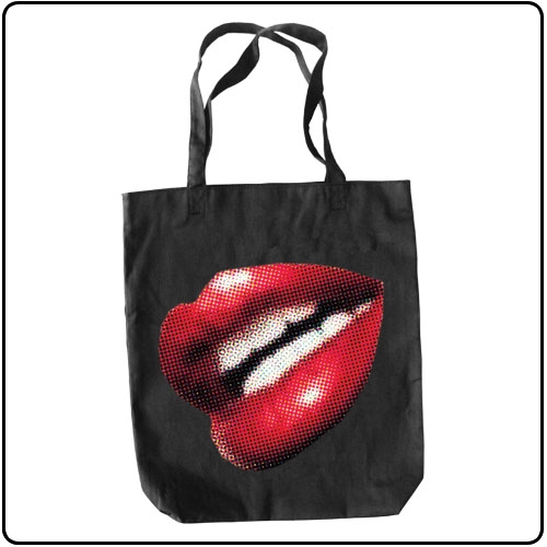 Leona Lewis - Lips Design Bag (Black) SALE PRICE