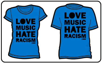 Love Music Hate Racism - DOT COM (Blue)