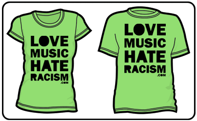 Love Music Hate Racism - DOT COM (Lime)