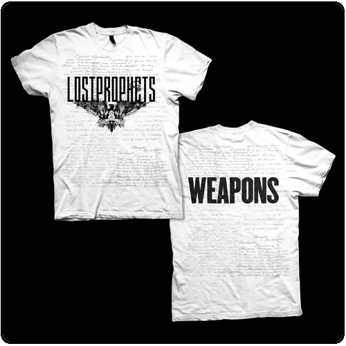 Lostprophets - Weapons (Mens White)