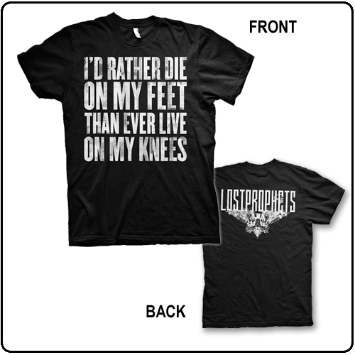 Lostprophets - Rather Die Black Tee