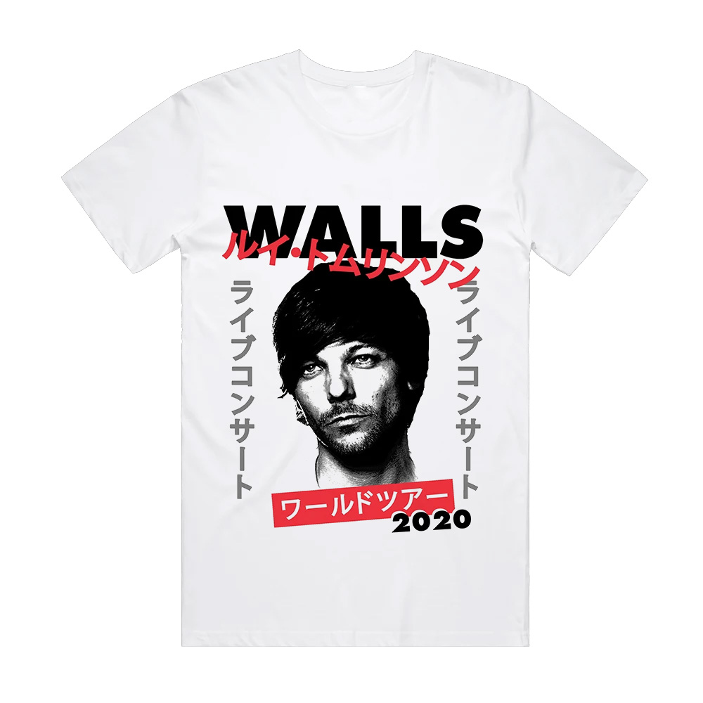 Louis tomlinson merch walls japanese photo shirt