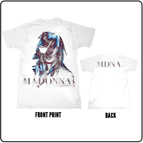 Madonna - Glasses Photo - White