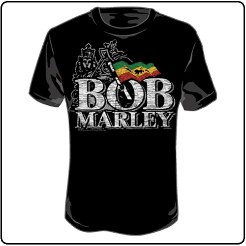 Bob Marley - Distressed Logo