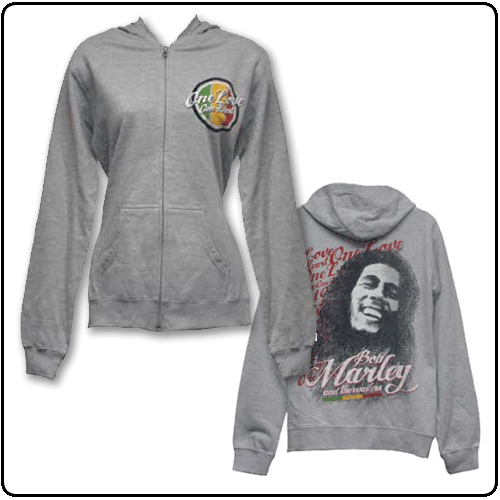 Bob Marley - One Love Wailers Zipped Hoodie