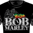 Bob Marley : Distressed Logo