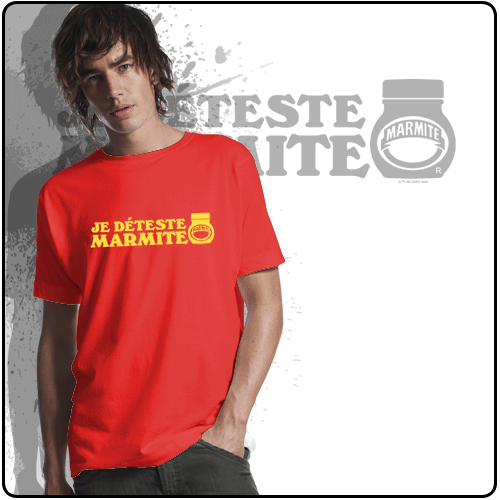 Marmite (Hate) - Je Deteste (Yellow Print)