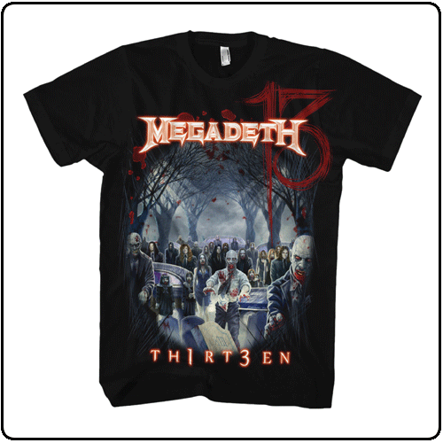 Megadeth - Zombie Group 13 - Black (XXL Only)