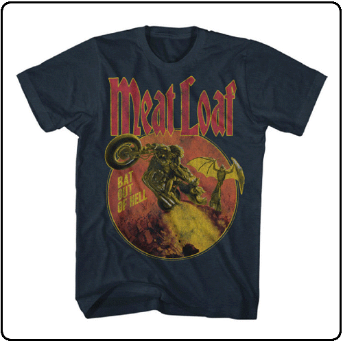 Meat Loaf - Heather Navy Bat Out of Hell