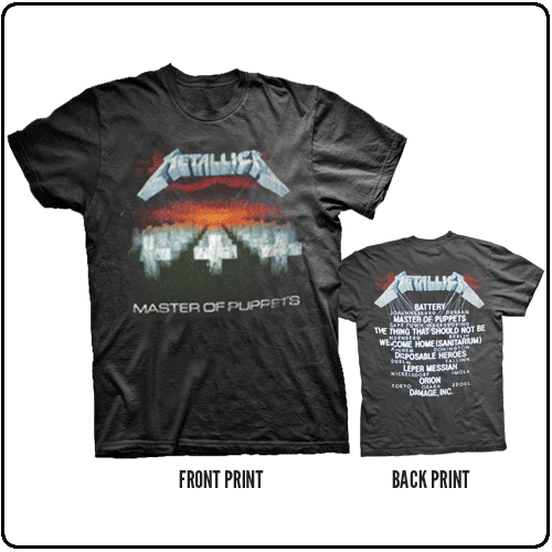 Metallica - Vintage Master Of Puppets (Black)