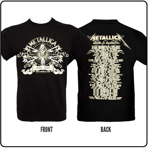 Metallica - World Tour (SALE PRICE w backprint)