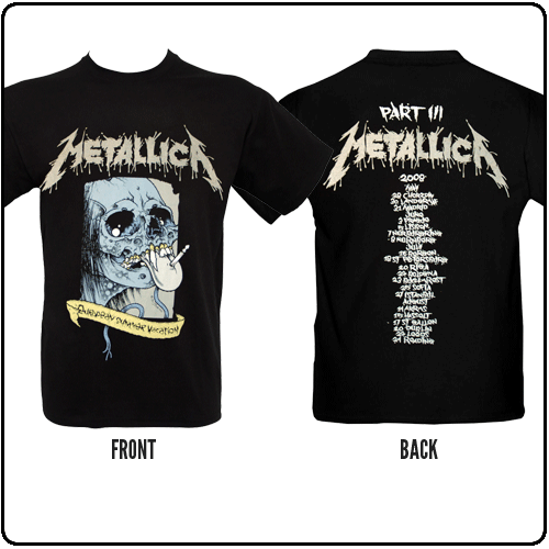 Metallica - Pushead - Summer Vacation 08 (Black)