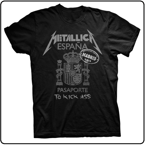 Metallica - Passport - Madrid (Black)