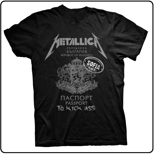 Metallica - Passport - Sonisphere Sofia (Black)