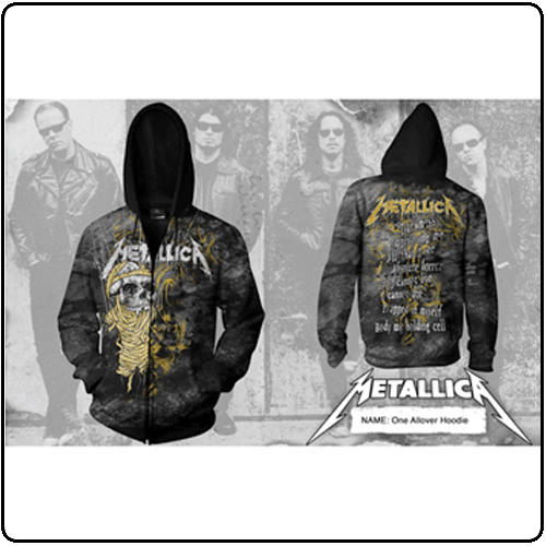 Metallica - One All Over Zip Hoodie