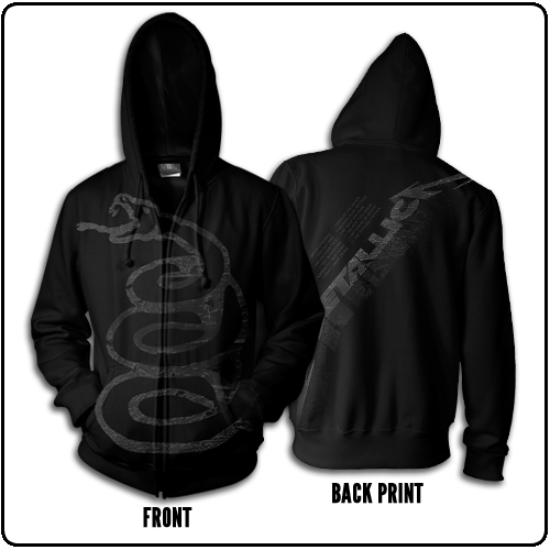 Metallica - Black Album Burnished - Zip Hood
