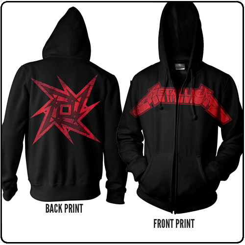 Metallica - Red Ninja Star (Zipped)