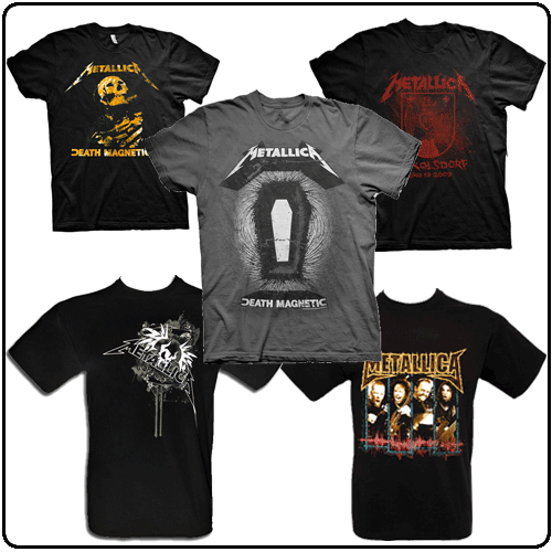 Metallica - LUCKY DIP - 5 RANDOM T SHIRTS BUNDLE