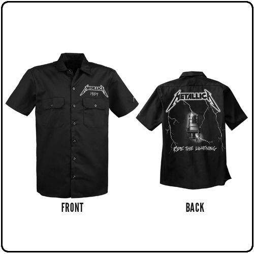 Metallica - Ride The Lightning - Dickies Workshirt
