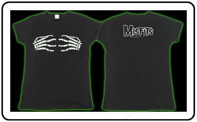 Misfits - Skeleton Hand Skinny (Girls)