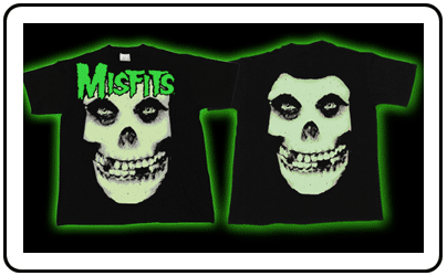 Misfits - Glow In The Dark Skull