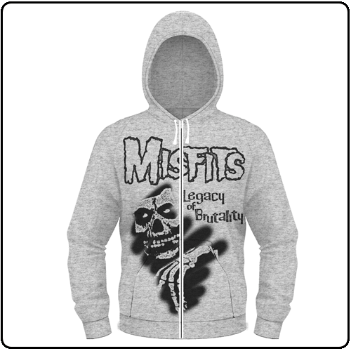 Misfits - Stencil Legacy - Grey (Zipped)