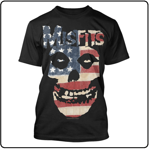 Misfits - Skulls and Stripes