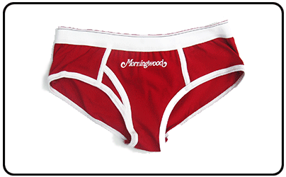 Morningwood - Logo (Red And White)