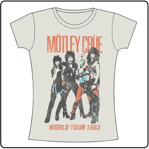 Motley Crue - Vintage World Tour 1983 Womens