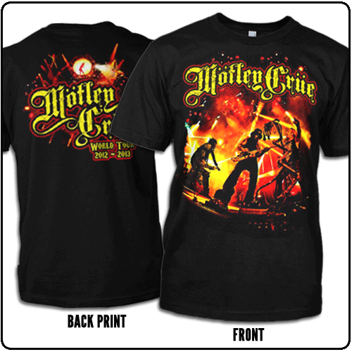 Motley Crue - Live Collage (Black)