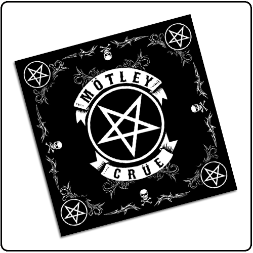 Motley Crue - Pentagram Bandana