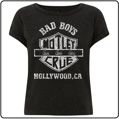 Motley Crue - Bad Boys Speckly (Fitted Womens)