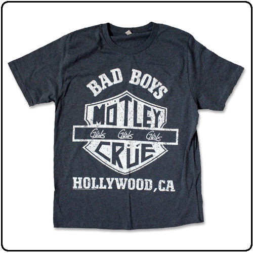 Motley Crue - Bad Boys Logo T-Shirt