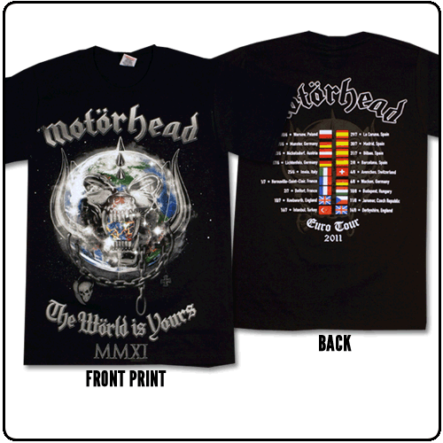 Motorhead - The World Is Yours Tour 2011