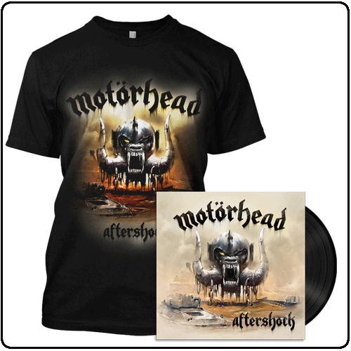 Motorhead - Black Aftershock shirt + LP