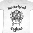 Motorhead : England - Skinny (White)