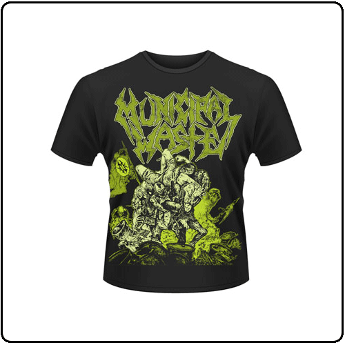 Municipal Waste - Green Zombie (Black)