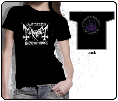 Mayhem - Orthodox Black Metal/De Mysteriis (Girls)