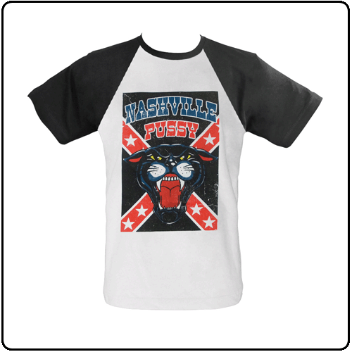 Nashville Pussy - Panther (Baseball Shirt)