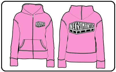 Nekromantix - Coffin Pink (Zip) (Girls)