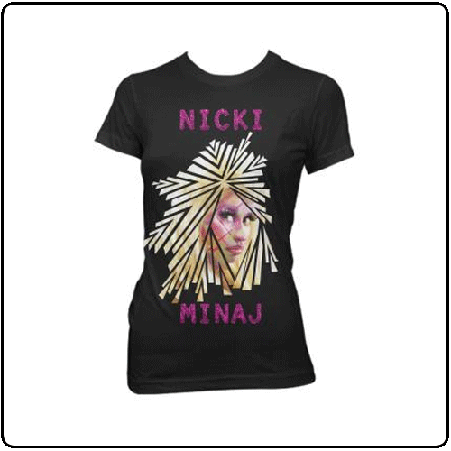 Nicki Minaj - Distorted Portrait - Black (Girls)
