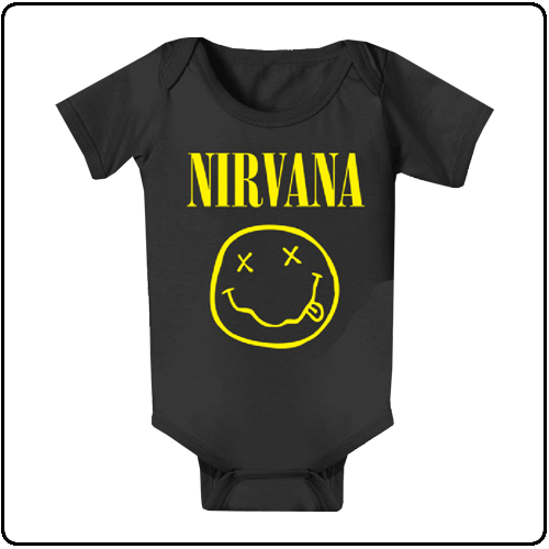 Nirvana - Black Smile Onesie