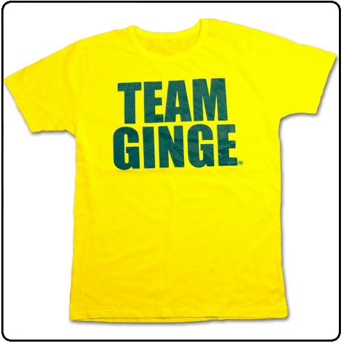 Nicola Roberts - TEAM GINGE (Yellow) MENS