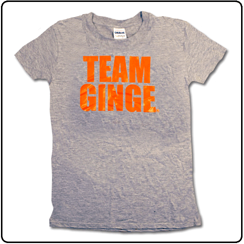 Nicola Roberts - TEAM GINGE (Grey) LADIES SKINNY