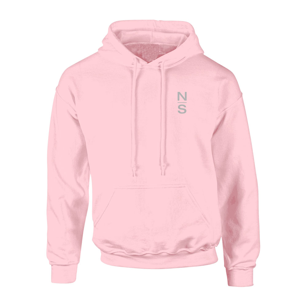 baby pink hoodie