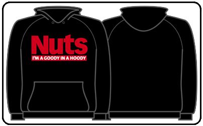 Nuts Magazine - Black Hoodie